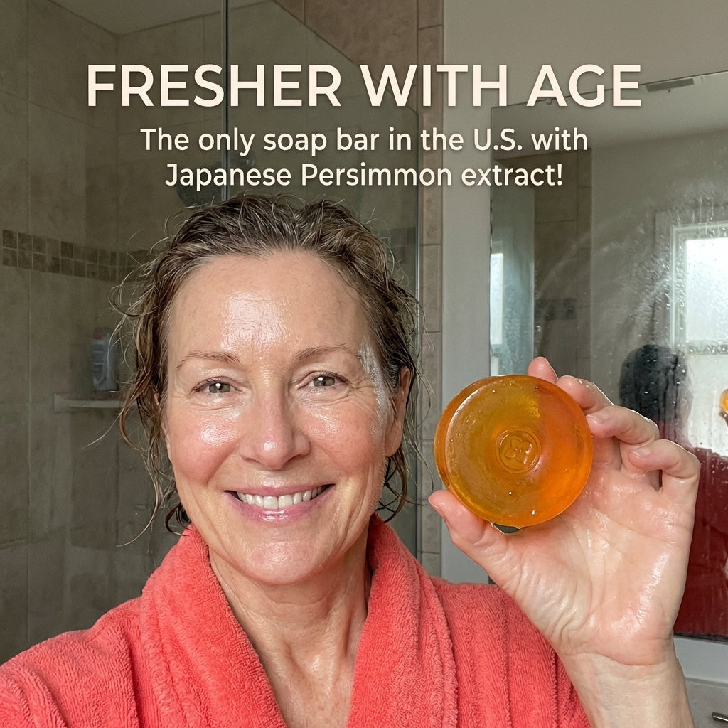Kaori™ Persimmon Soap for Aging Body Odor